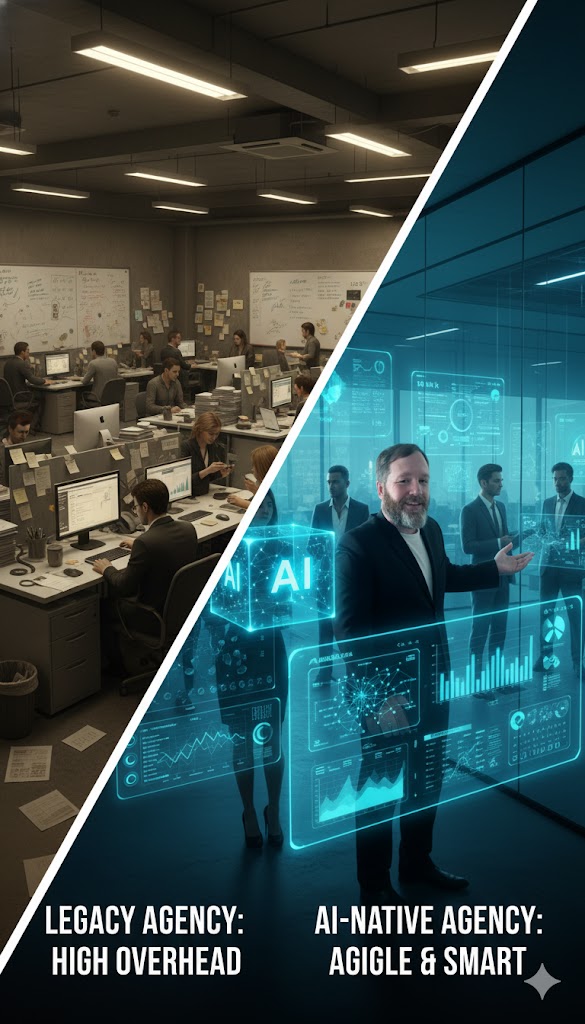 Marketing's Great Divide: Legacy Overhead vs. AI Agility