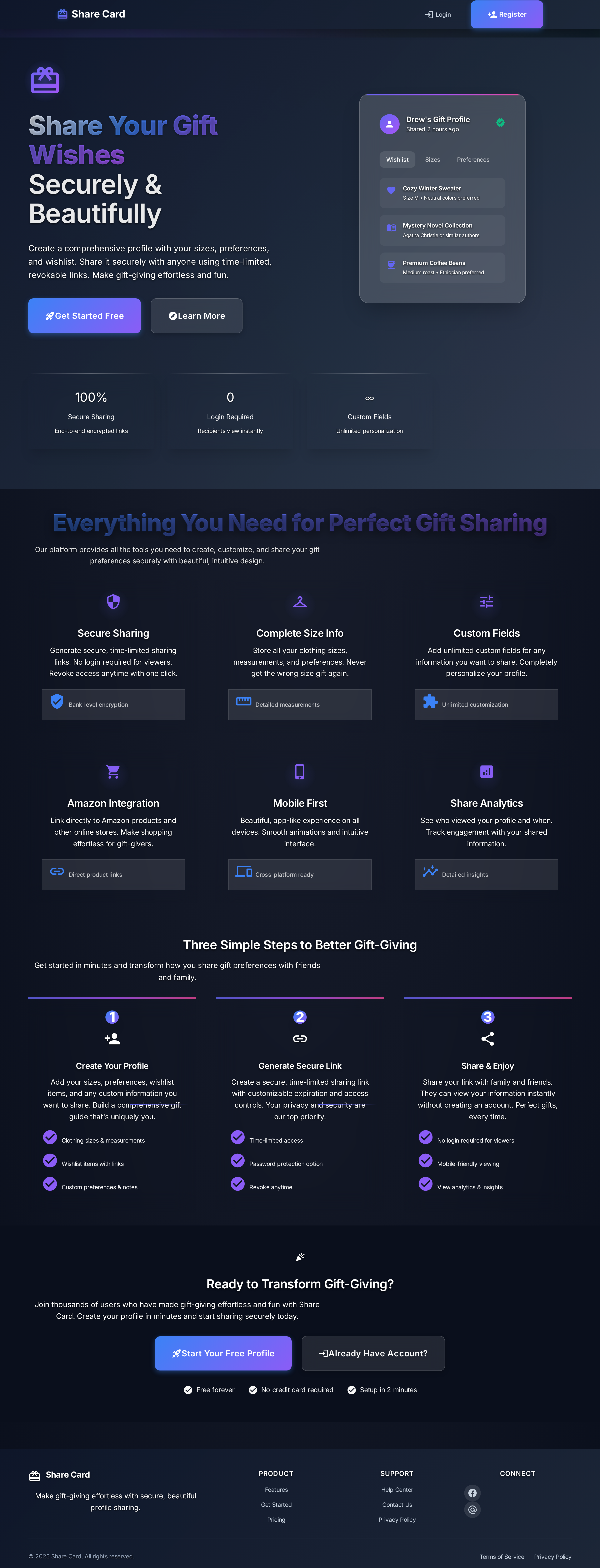 Share-Card – Digital Business Card & Contact Sharing Platform thumbnail